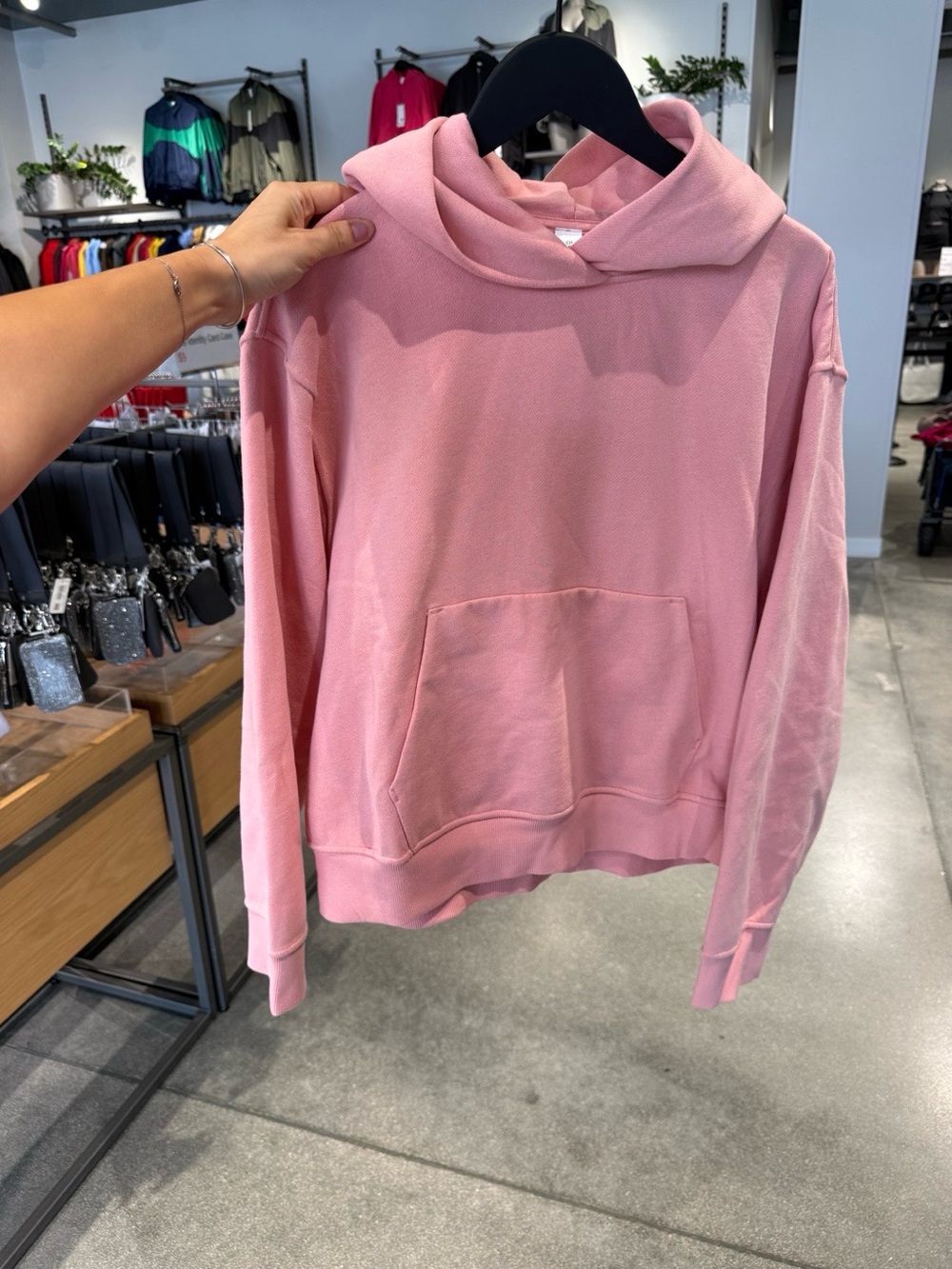 Brand New！Lululemon Women's Pink Pullover Hoodie Sweater，Size S
